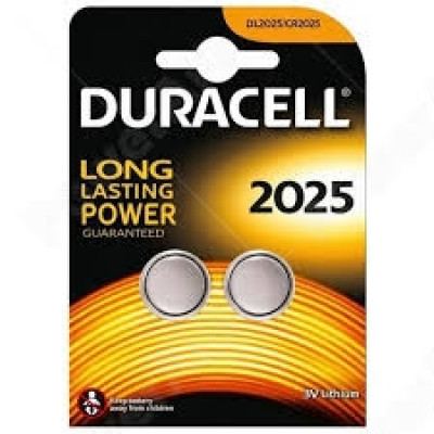 Duracell - CR2025 3V Blister 2 Pile