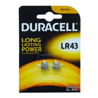 Duracell - LR43 1,5V Blister 2 pile