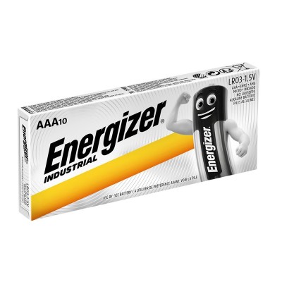 Energizer- Industrial Alcaline Mini Stilo AAA Confezione 10 Pile (LR03)