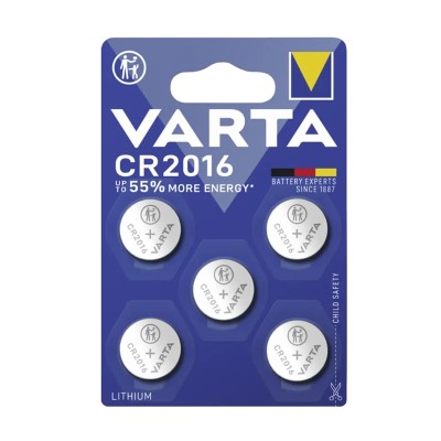 Varta - CR2016 Lithium 3 V Blister 5 Pile